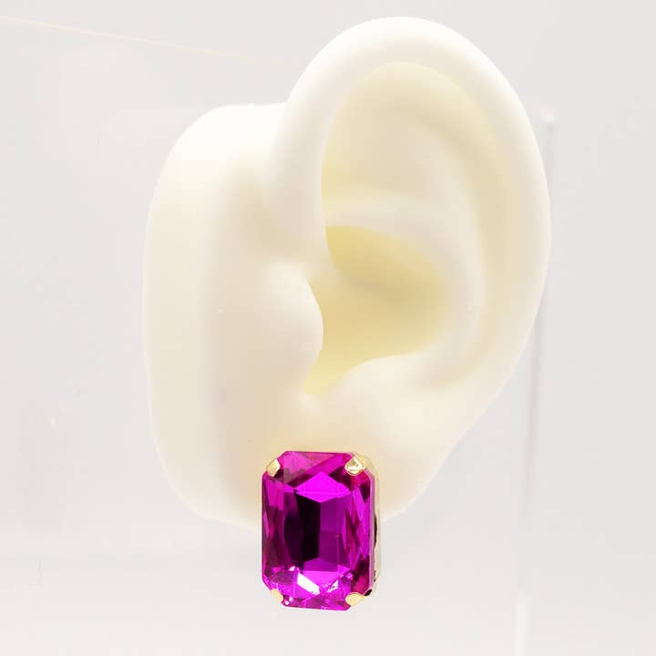 Daemon srls - Wholesale Stud/Post Earrings - MARGOT STUDS - PAIO Orecchini a bottone con pietre sfaccettate8