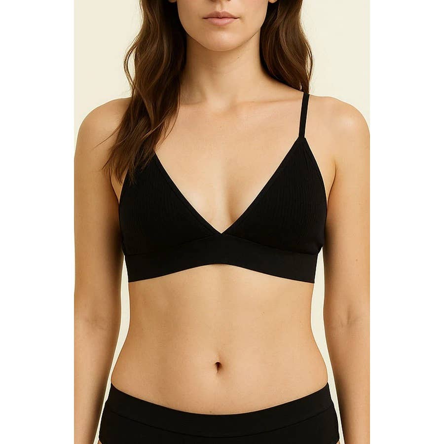 Paperdoll - Wholesale Bralette - Women's - Adjustable Straps Cotton Bralette6