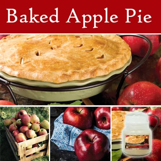 Baked Apple Pie Large Apothecary for wholesale by The Candle Cottage & DUOS Dual Fragrance Candles