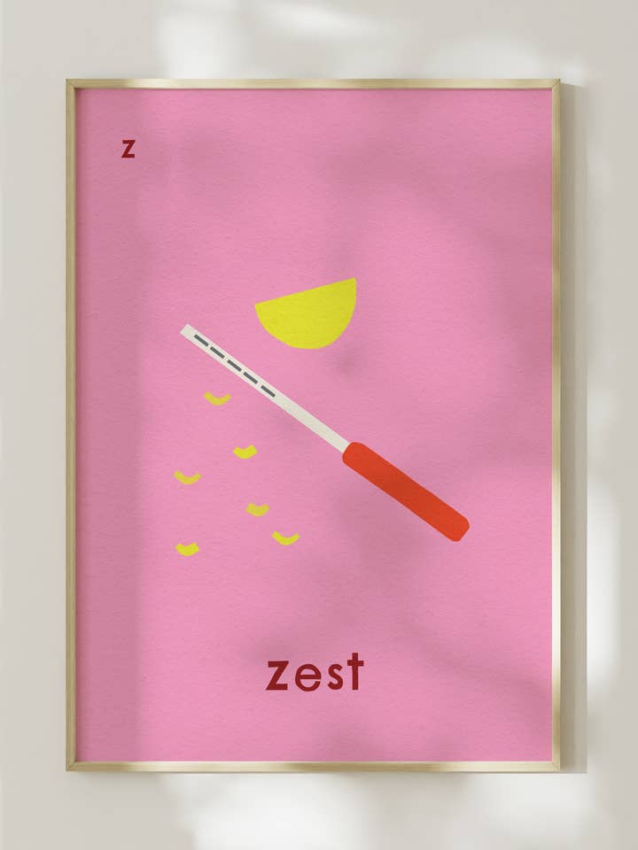 Zest Art Print for wholesale by Surprise Radish