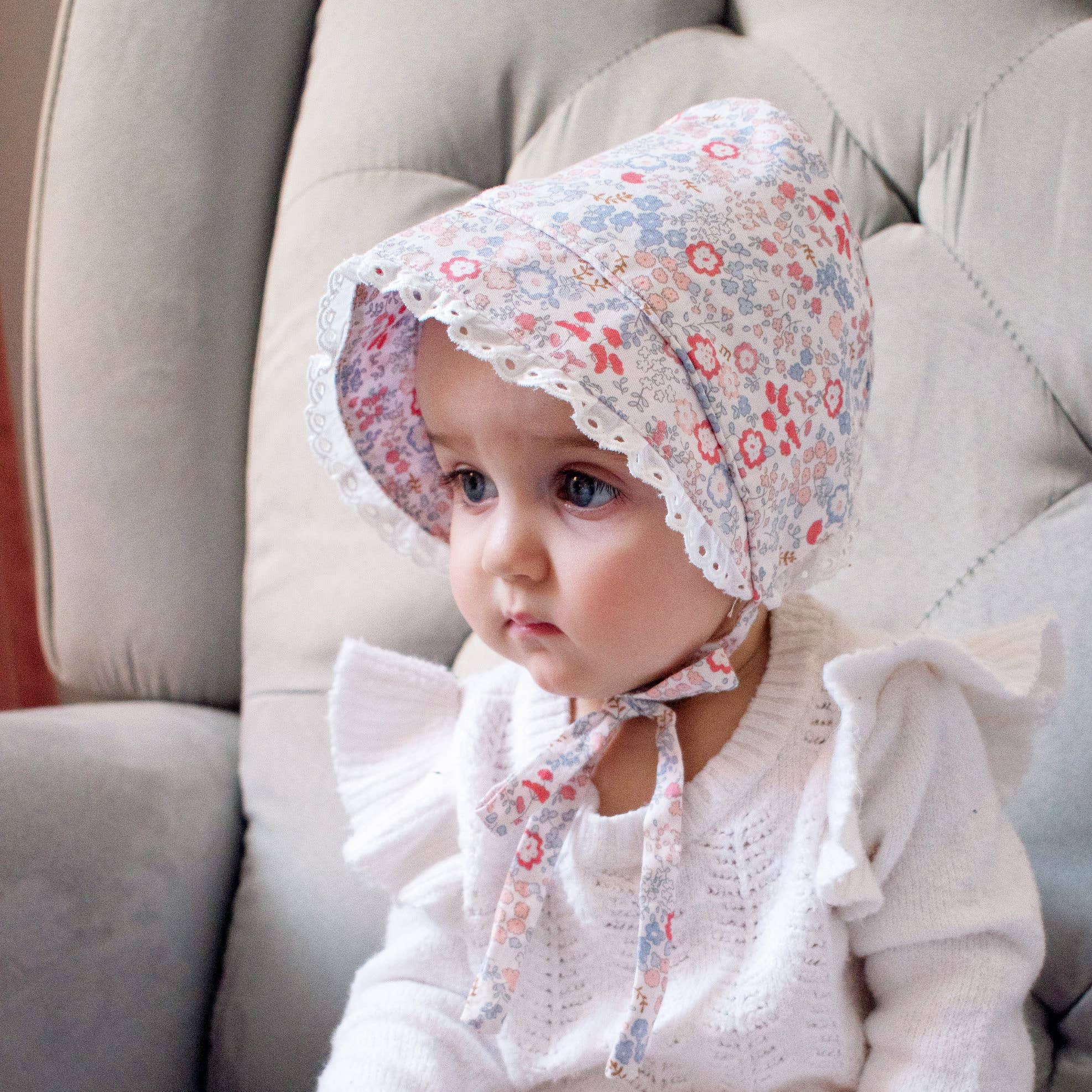 Huggalugs - Wholesale Sun Hat - Kids - Flora Baby Bonnet UPF 25+ SALE2
