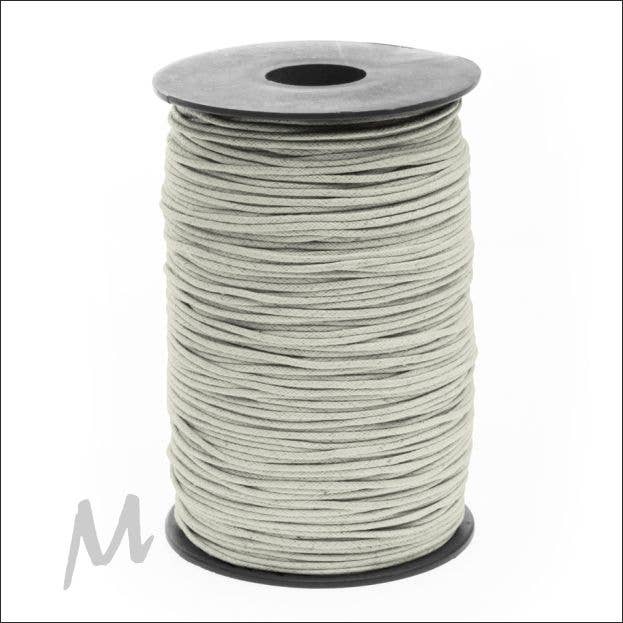 Cotton Wax cord - Beige - 1,5mm x 200m for wholesale by Mini Art Products