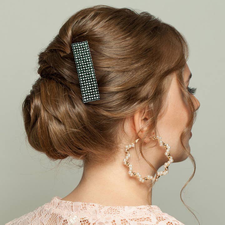 Verschönerter Haarkamm mit Strasssteinen für den Großhandel von Sensibling Corp.