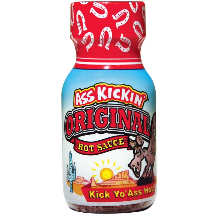 Sauce piquante originale Ass Kickin' — Format voyage 3/4 oz pour la vente par Southwest Specialty Food