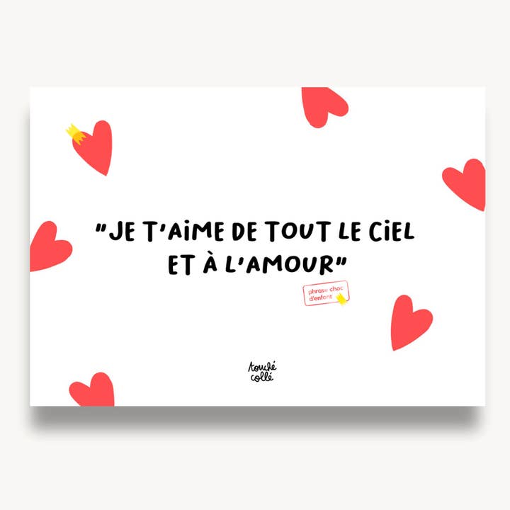 LA CARTOLINA CHE FA BOOM per la vendita all'ingrosso da parte di Touché Collé