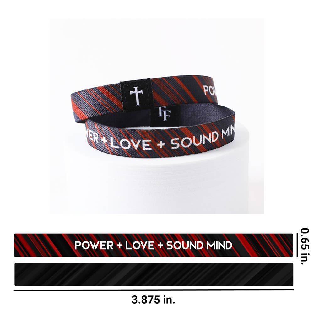 Swanson Christian Products - Wholesale Jewelry - Men's - Bracelet FaithFlex Power, Love, Mind4