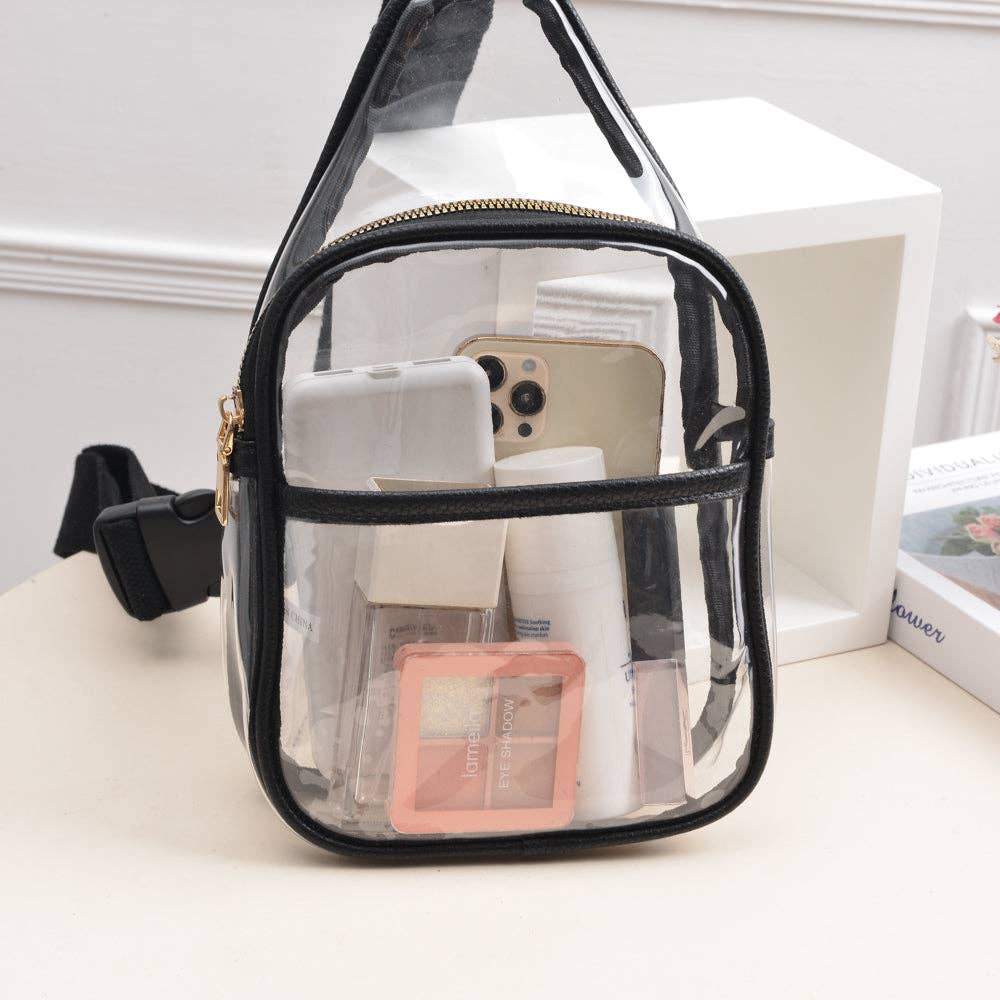 MiMi Wholesale - Wholesale Crossbody Bag - Women's - TG10420 Slim Size Clear Sling Bag19