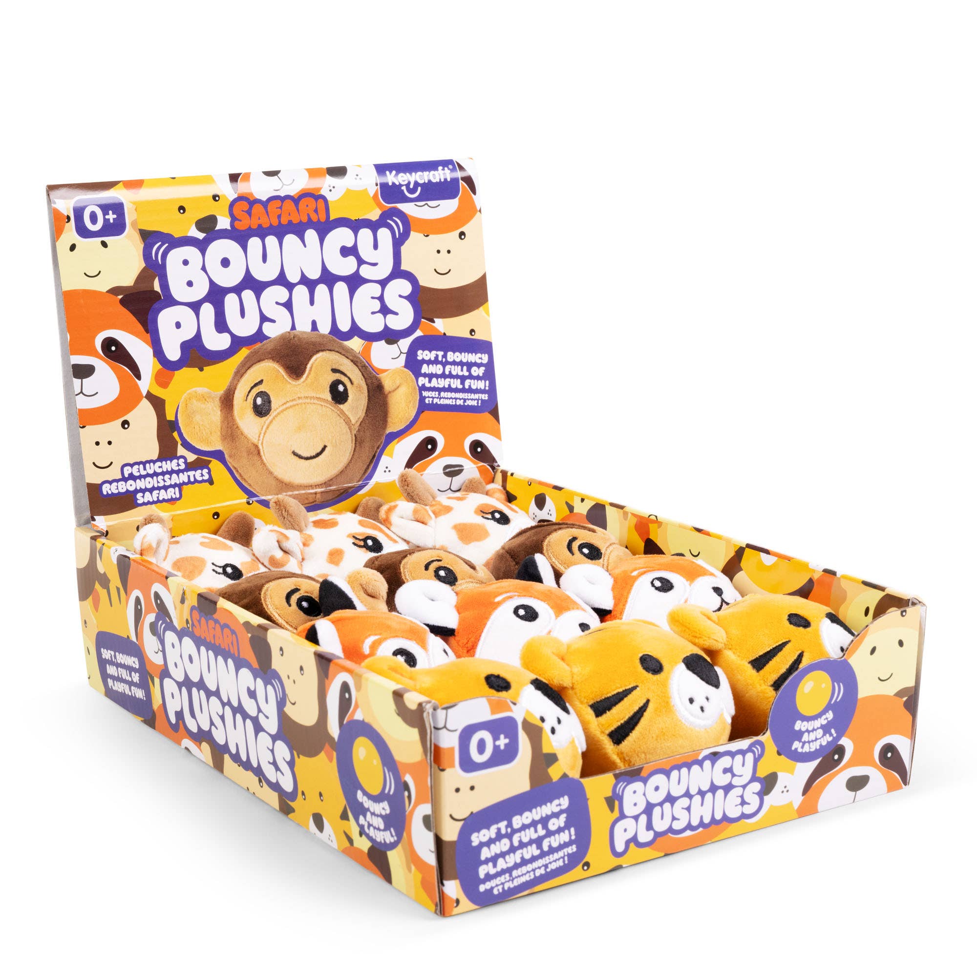 Keycraft - Wholesale Squishy Toy - Kids & Baby - Safari Bouncy Plushies7