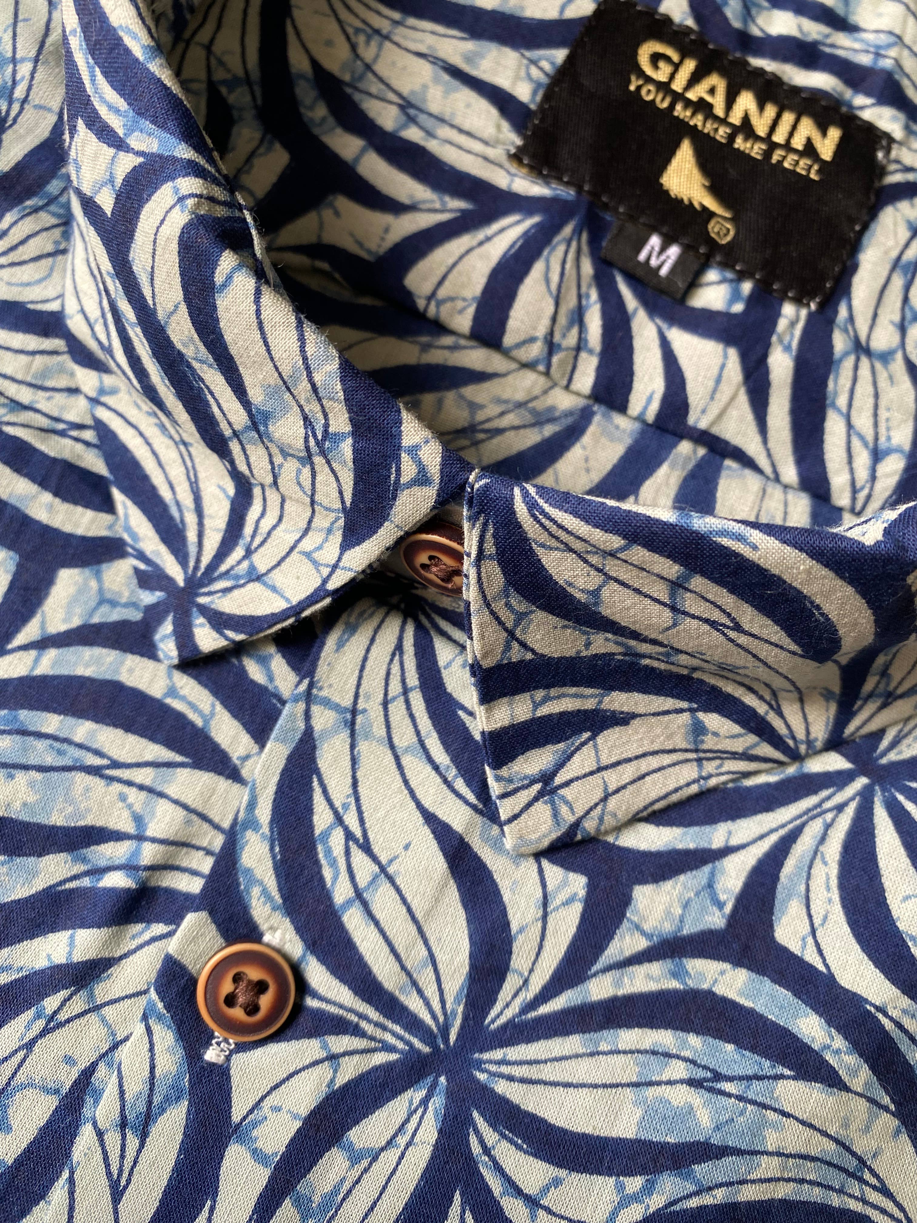 GIANIN - Vente Chemise à col boutonné – homme - Chemises homme imprimées exclusives6