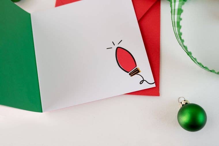 Francine and Georgia - Wholesale Christmas Card - Very Merry and Really Bright Greeting Card1