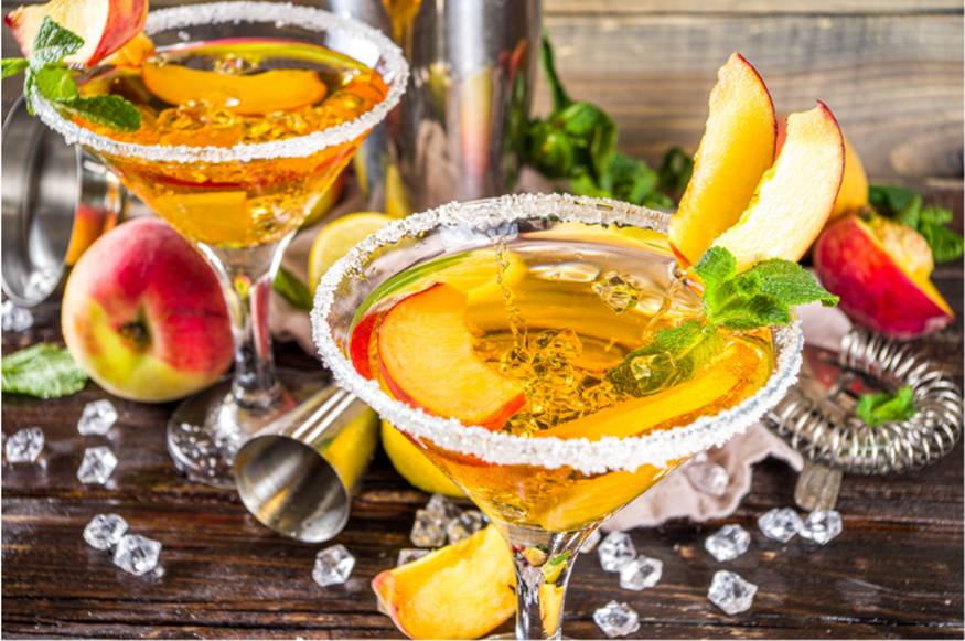 Nectar of the Vine - Venta al por mayor Preparado/sirope para cóctel - PREMIUM Paquete de 5 Mezcla para Granizado de Vino de Sangría de Melocotón Blanco2