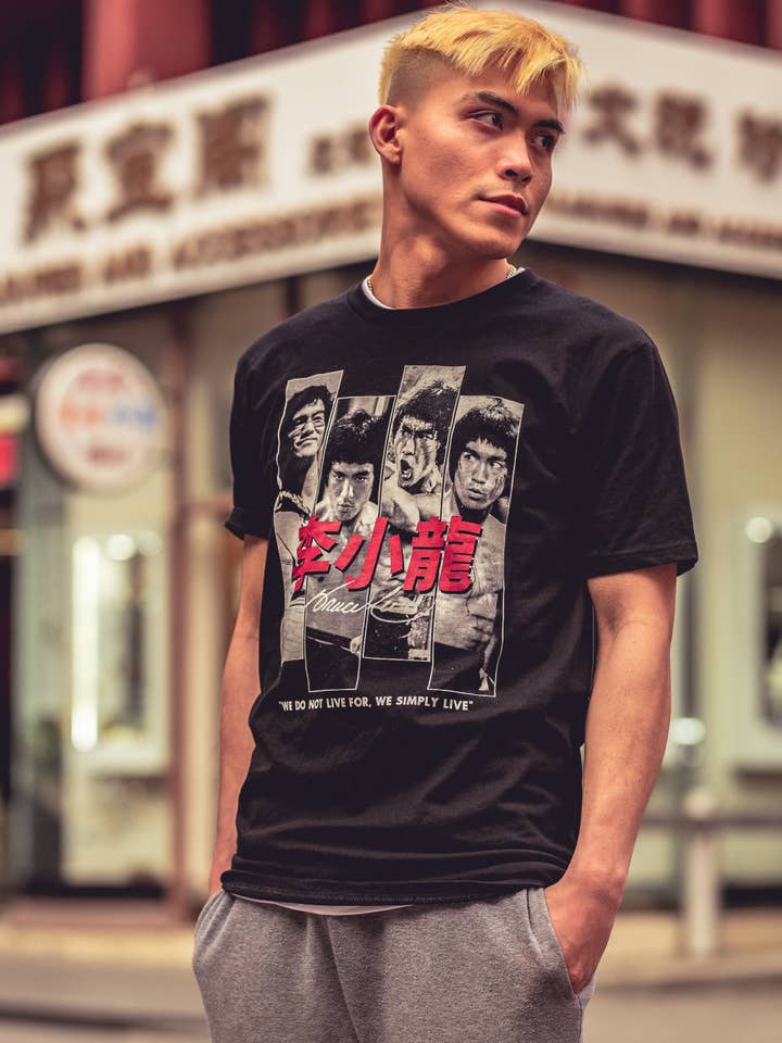 Bruce Lee Scenes T-Shirt for wholesale by Threadheads