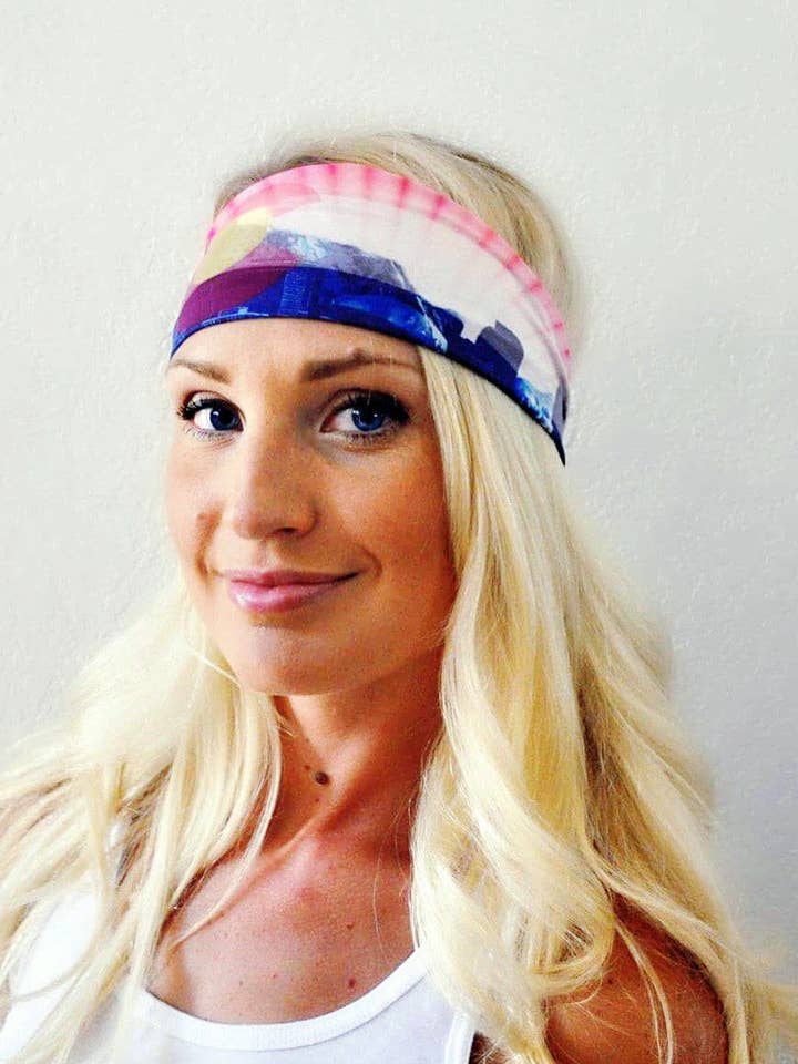 Skyline Zonsondergang Hoofdband voor wholesale door Colorado Threads