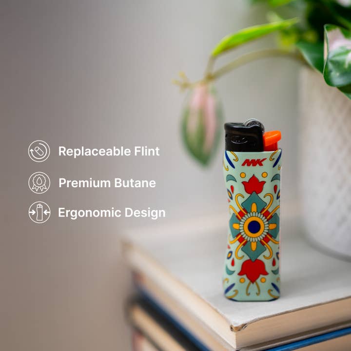 MK Lighter Company – wholesale Lighter – MK Lighter 9G Flint Strike Refillable Lighters Talaver-50PC2