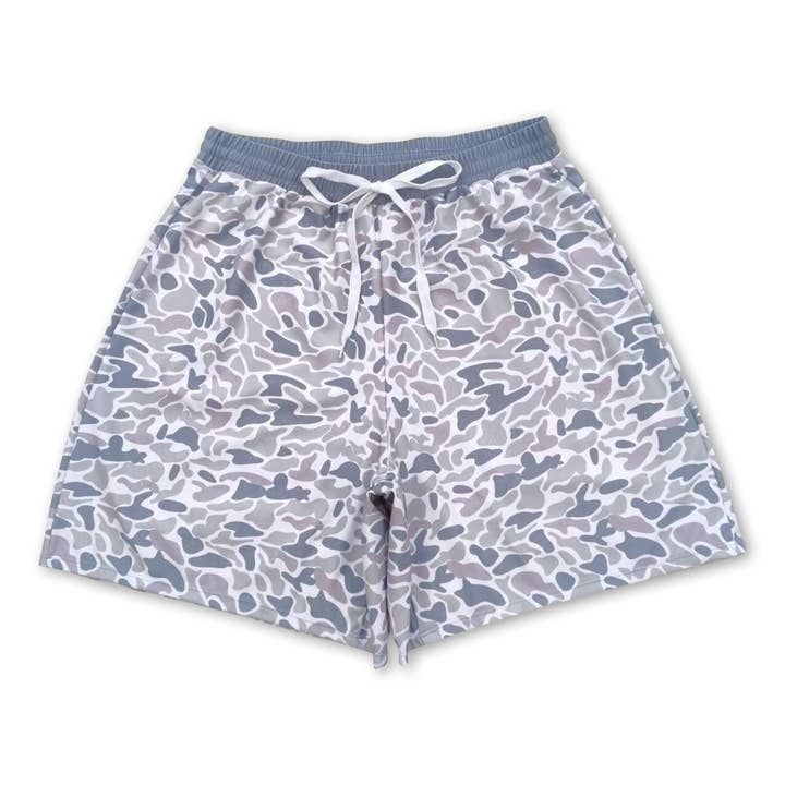 Yawoo Garments - Wholesale Swim Shorts - Men's - Multi color camo adult men swim trunks
