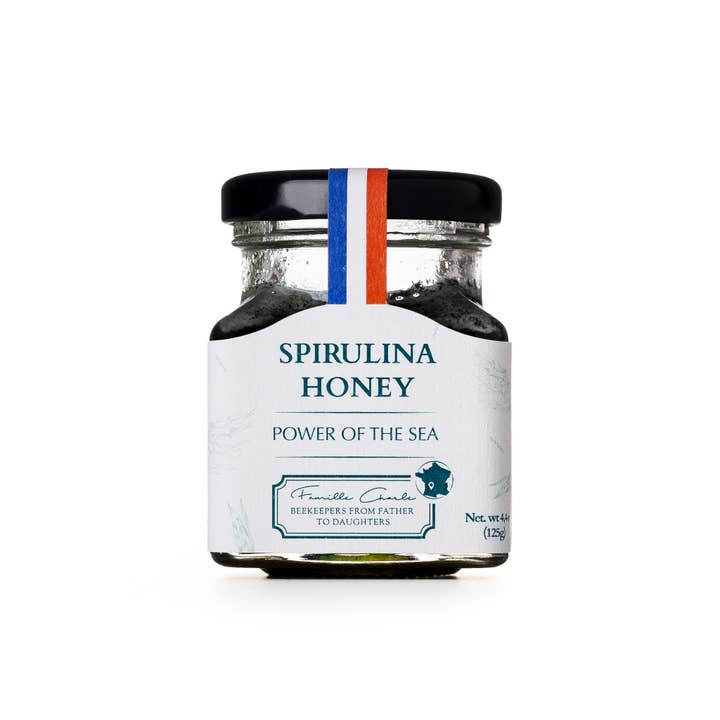 Miel de spiruline pour la vente par Les Abeilles de Malescot
