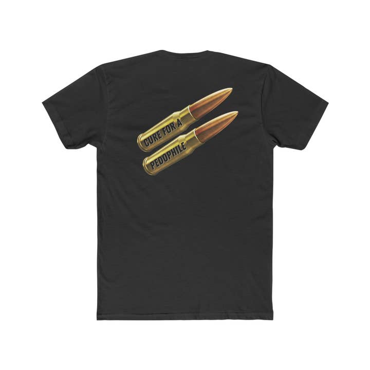 Outlawed Ethics – Großhandel T-Shirt mit Siebdruck – Unisex – Cure For A Pädophile Grafik-T-Shirt