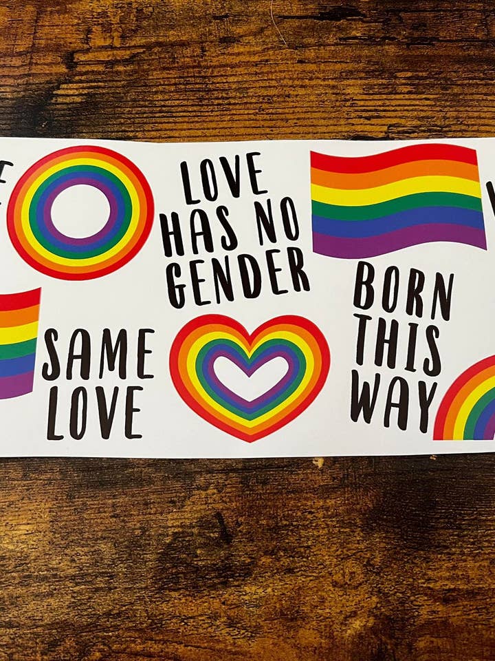 Kærlighed har intet kønstema Libbey Wrap for engroshandel hos The Crazy Craft Girl LLC