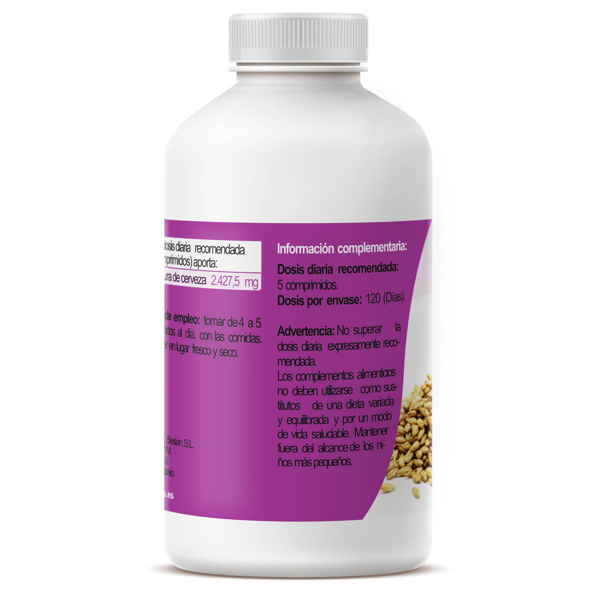 Pridahofarma - Wholesale Oral Supplement/Vitamin - GHF Brewer's Yeast 600 tablets1