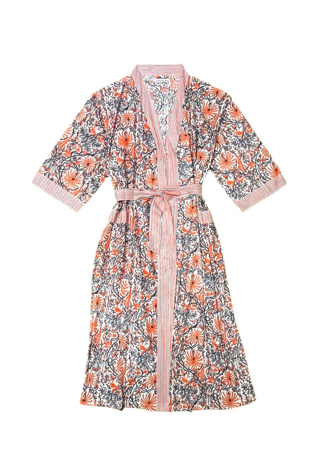 Curiosity Lab - Vendita all'ingrosso Kimono - Donna - Kimono lungo in cotone indiano Mandu17