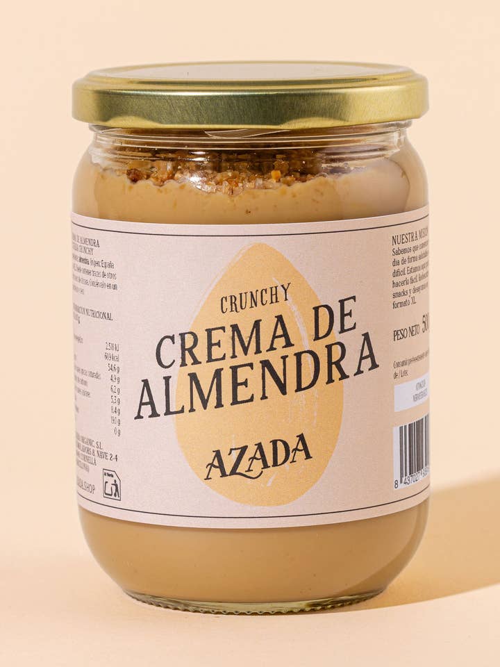 Crema de almendra crunchy for wholesale by AZADA