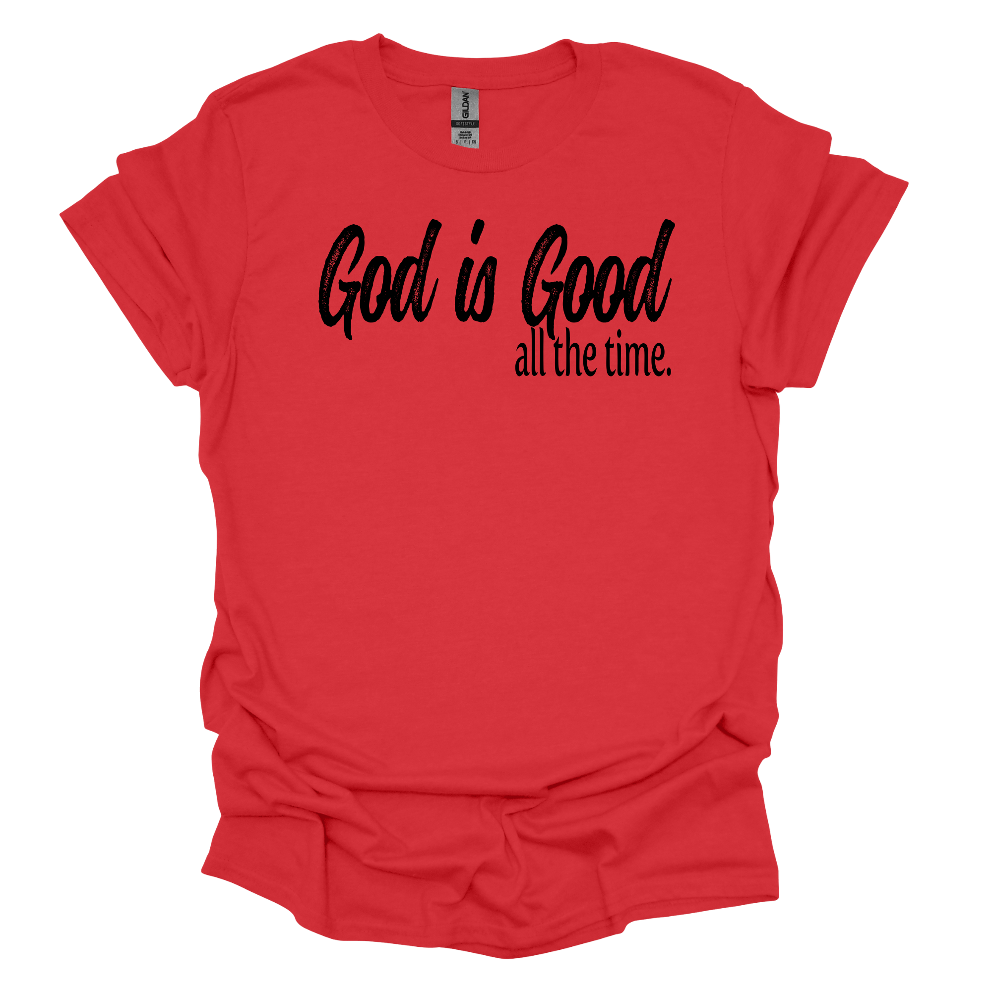 Love Ann Joy Apparel, LLC - Wholesale Screen Printed T-Shirt - Unisex - God is Good All The Time Christian T-Shirt - Faith Apparel1