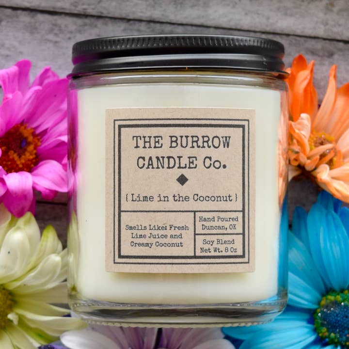 Limão no coco - primavera/verão por atacado de The Burrow Candle Company