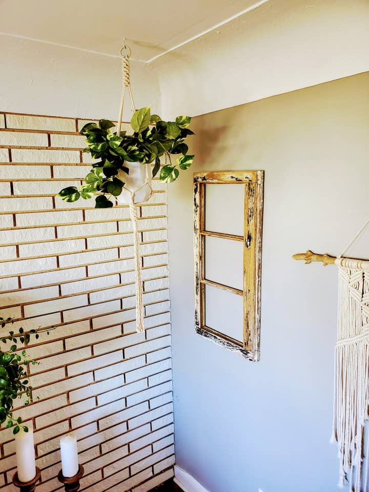 Handmade "Caroline" Macrame Plant Hanger for wholesale by Sully & Co. Handmade