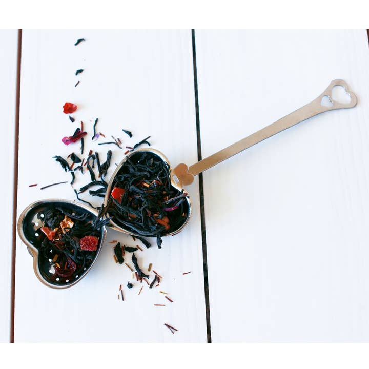 Tea Strainer Heart Shaped with handle, Tea Infuser and other Purchase Wholesale heart shaped tea infuser. Free Returns & Net 60 Terms on Faire trending on Faire.