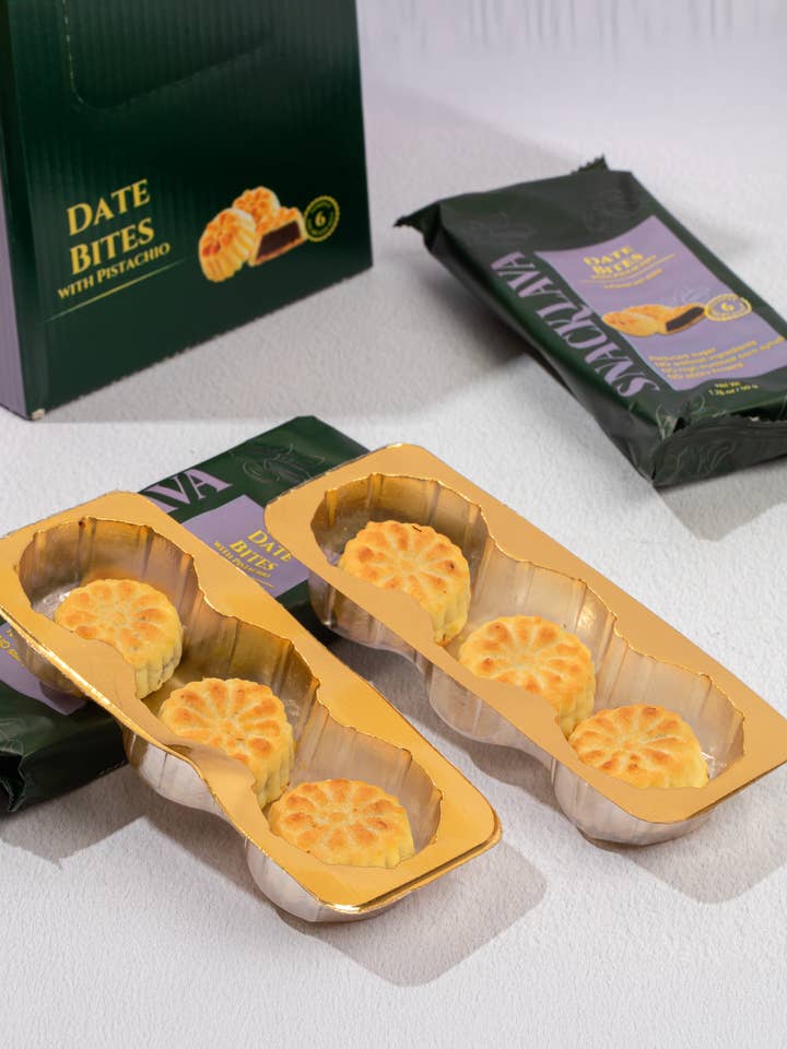 Dates Pistachio - Snacklava® | 20 Pack for wholesale by Dar Baklava, LLC