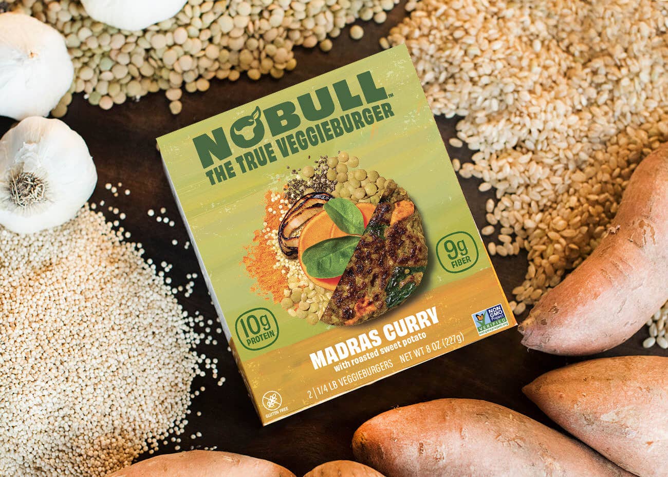 NoBull Burger - Wholesale Shelf Stable Prepared Meal - NoBull Madras Curry1