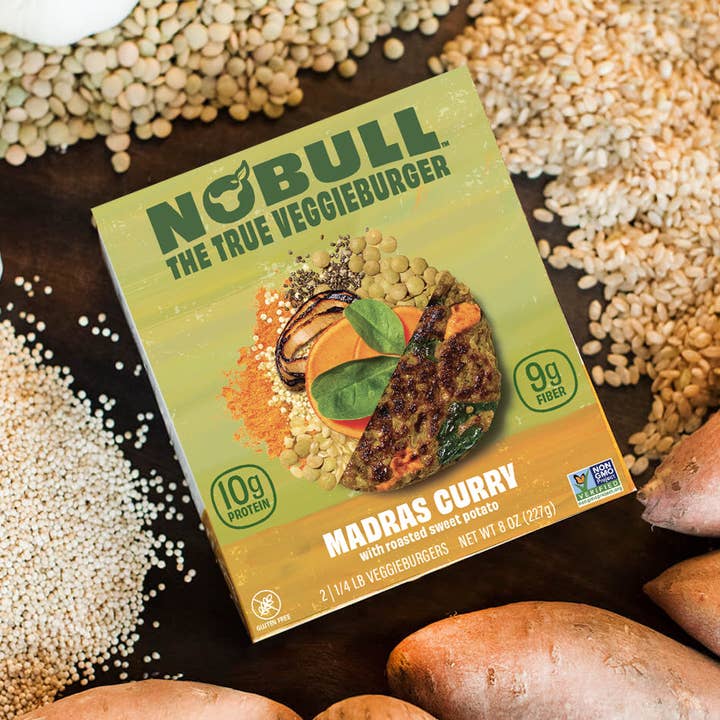 NoBull Burger - Wholesale Shelf-stable prepared meal - NoBull Madras Curry1