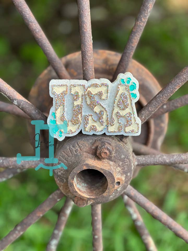 Cow Print USA for wholesale by The Lace Tractor