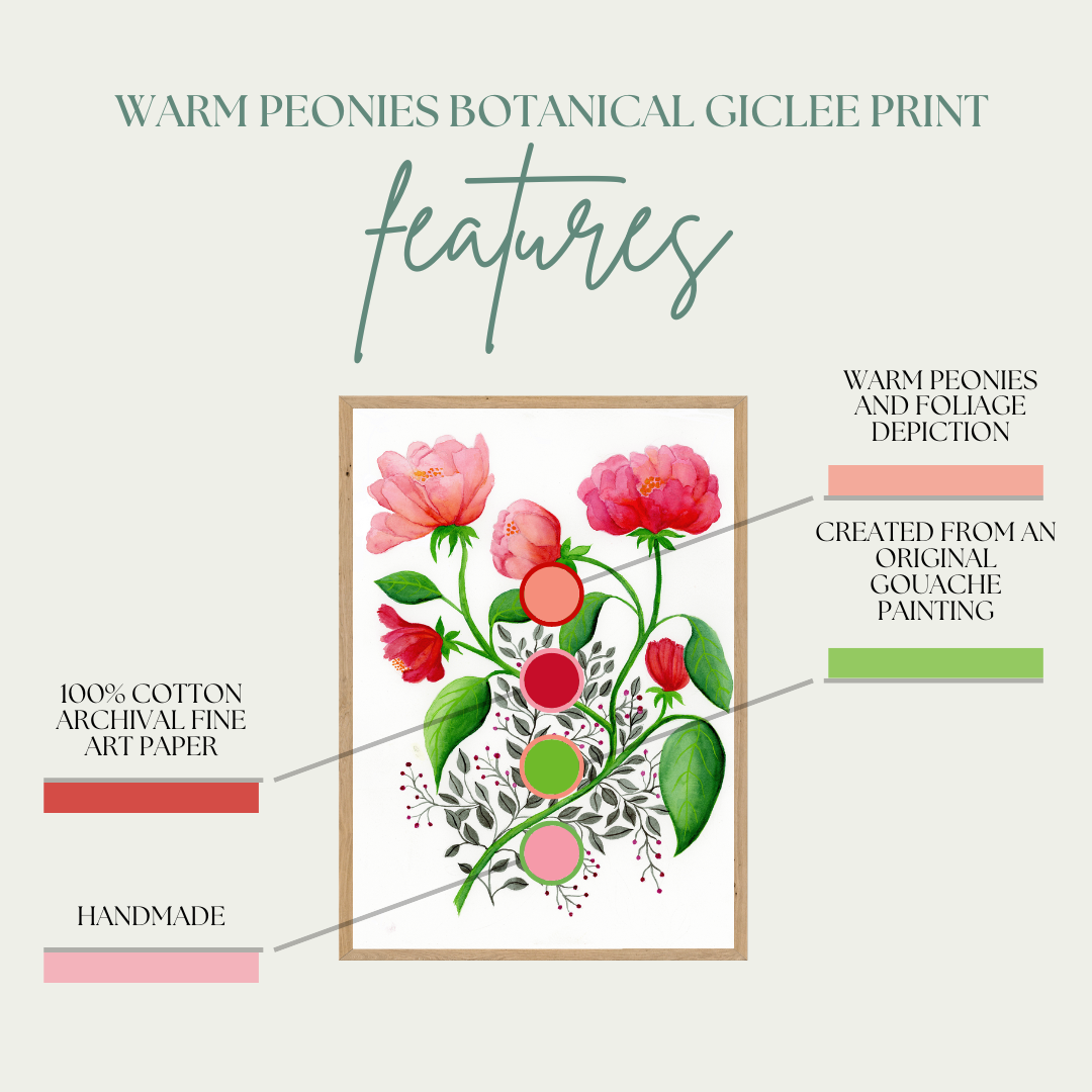 Jen Ray Studio - Wholesale Art Print - Floral Watercolor Giclee Fine Art Print2