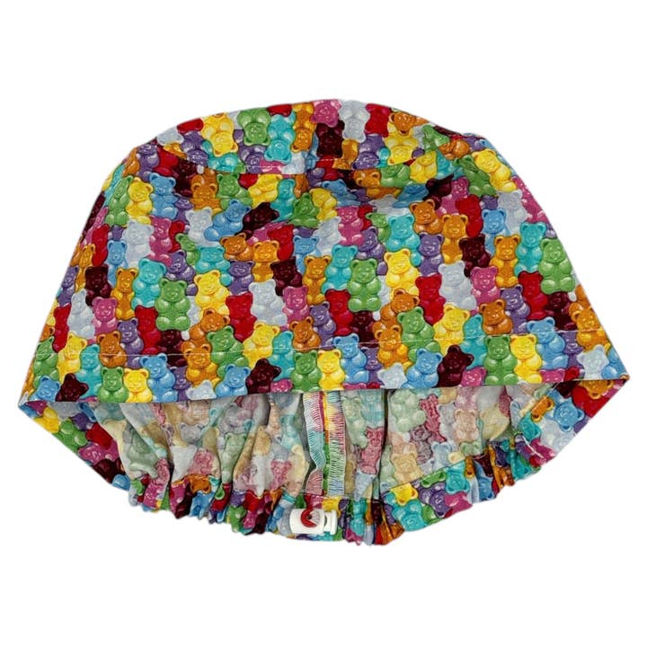 SewingLabPlus - Wholesale Healthcare Uniform - Women's - Scrub Cap Euro Geometric Scrub Hat Adjustable Medical Cap