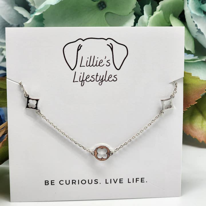 Clover Station Necklace for wholesale by Lillie's Lifestyles