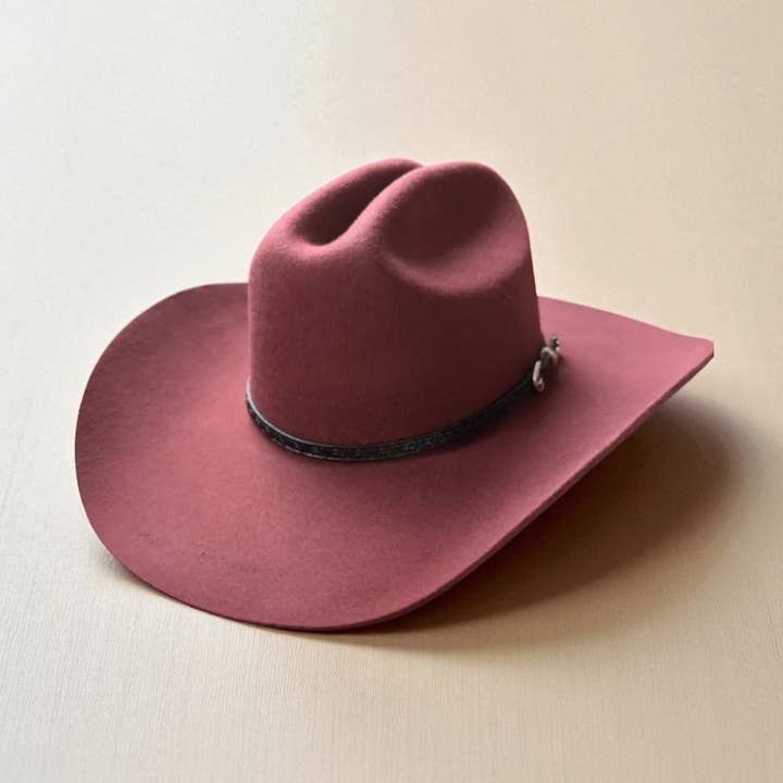 Handmade Hat Band – Tooled Leather Western Buckle & Silver for wholesale by Bella Betty