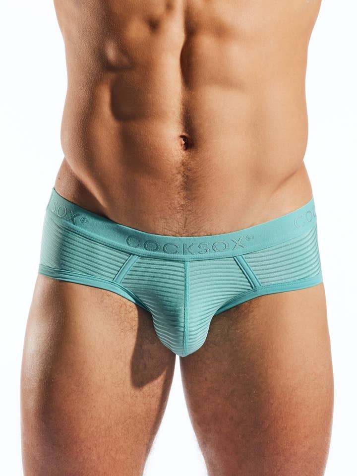 Cocksox - Wholesale Underwear - Men's - CX76LUX Semi-Sheer Sports Brief8