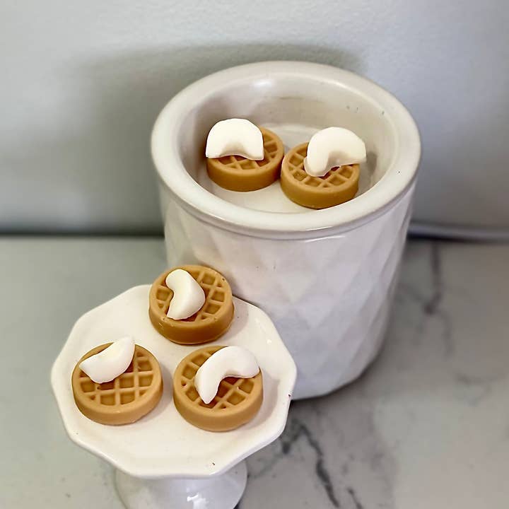 Apple Waffle Wax Melts for wholesale by Sugar and Spice Custom Creations