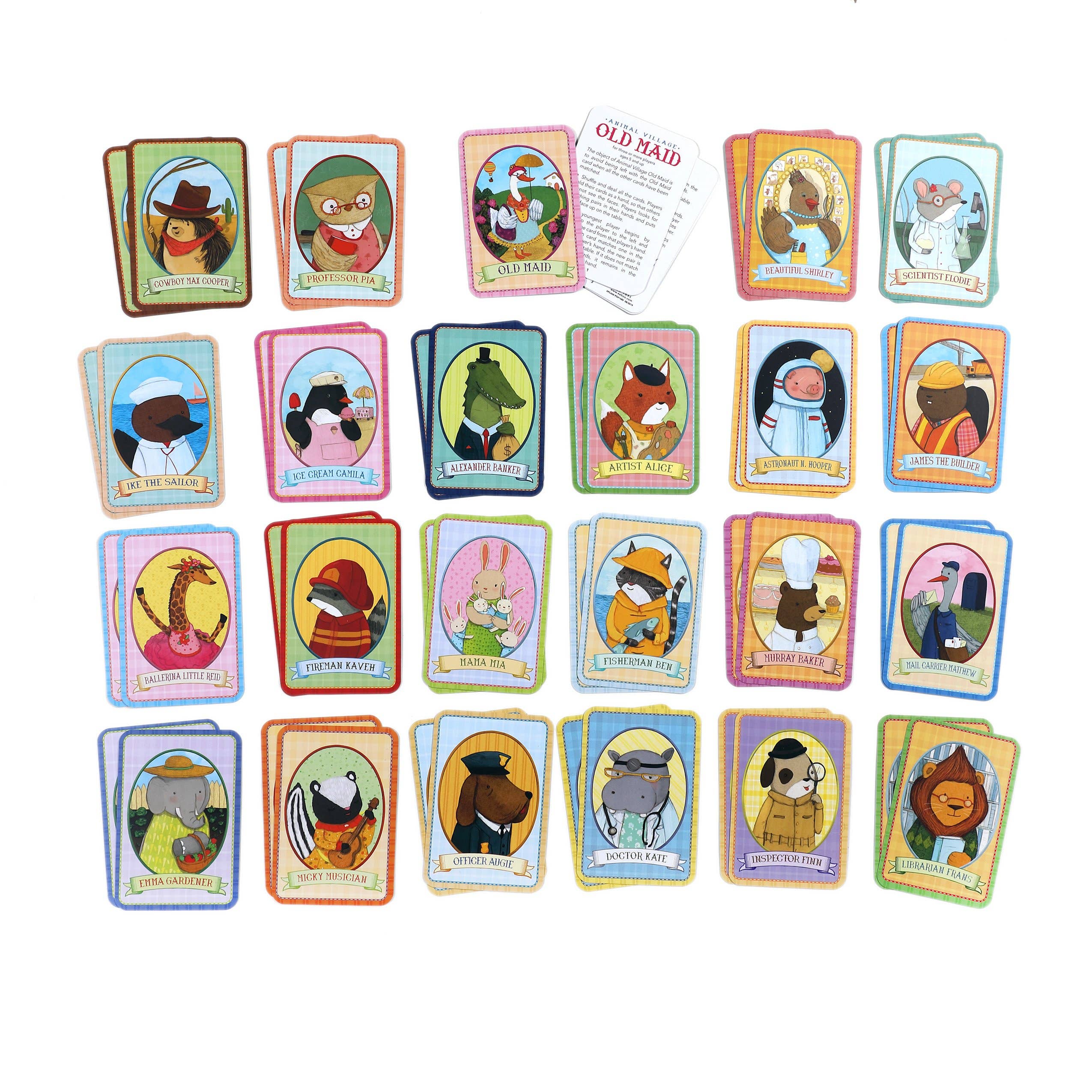 eeBoo - Wholesale Playing Cards - Animal Old Maid Playing Cards5