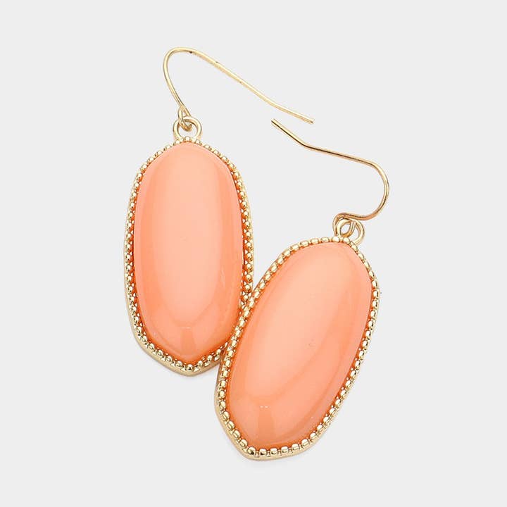 Cabochon Drop Earrings for wholesale by Sensibling Corp.