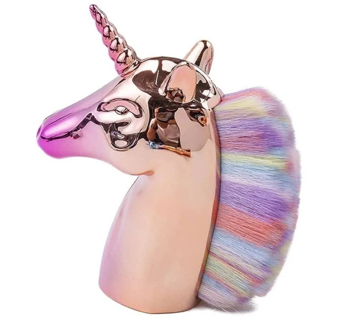 Majestic Wholesale - Wholesale Nail File - Unicorn Nail Brush Assorted Colors 1 Dozen (Colors May Vary)1