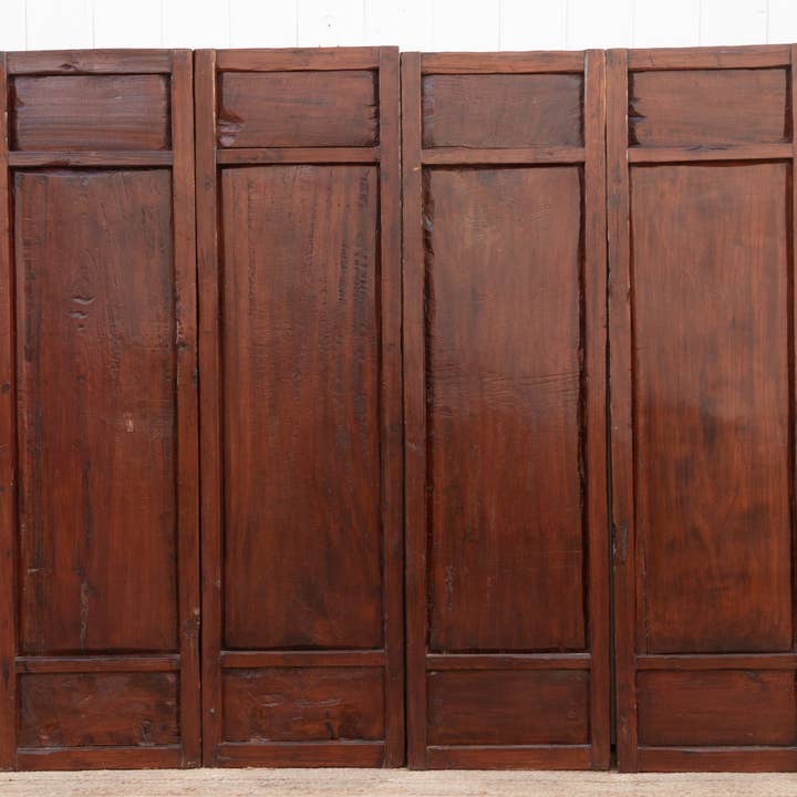 De-cor - Wholesale Wall Accent - Set of 4 Mid-Century Finely Carved Door Panels5