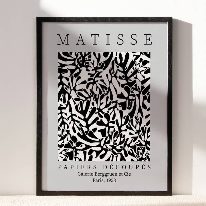 Henri Matisse Utställning Monokrom Konsttryck för wholesale av OLFFE