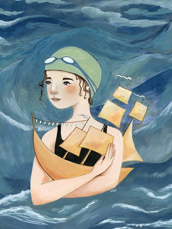 Vou Dar Tudo o Que Tenho impressão de arquivo 20 cm x 25 cm por atacado de Lisa Kurt art + illustration