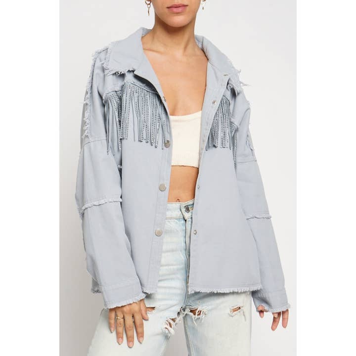 Sans Souci – Engroshandel Denimjakke - Dame – FRYNSET DENIM JAKKE