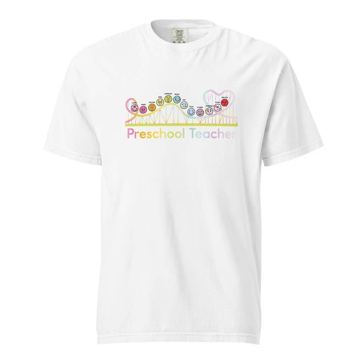 T-shirt Sentiments d'Enseignant de Maternelle | Montagnes Russes Émotionnelles pour la vente par Schoolgirl Style
