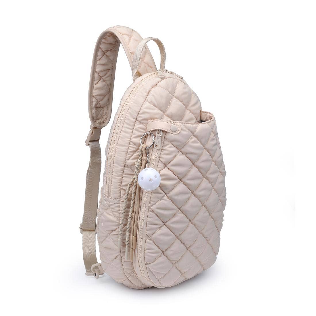 Sol and Selene - Wholesale Backpack - Women's - Match Point - Quilted Puffer Pickleball & Paddle Tennis Sling Backpack9