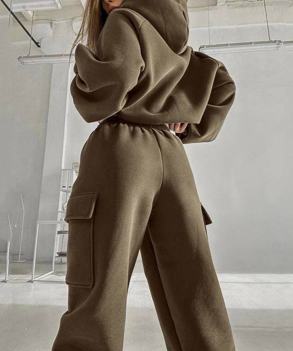 Aria Romance – wholesale Träningskläder – Dam – Prestanda Fleece Hoodie Jogger Set10