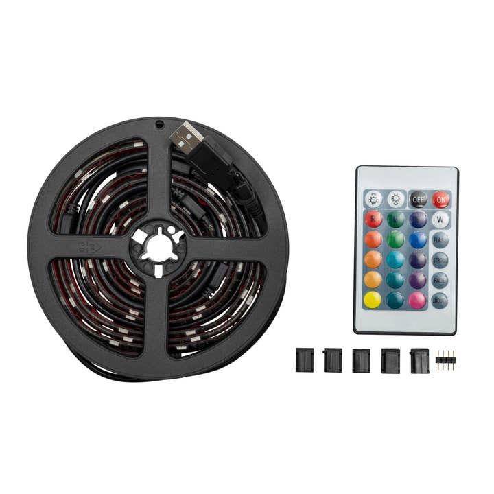 Promounts - Wholesale Light Bulb/Puck - 16 Color, 4 Strips LED Lights, TV Backlight Kit with Remote (OTB04)